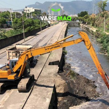 Aluguel de Escavadeira Braço Longo Long Reach Preço no Alto da Lapa Aluguel de Escavadeira Braço Longo Long Reach Preço no Alto da Lapa