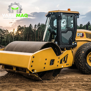 Locação de Rolo Compactador Cabinado com Ar Condicionado